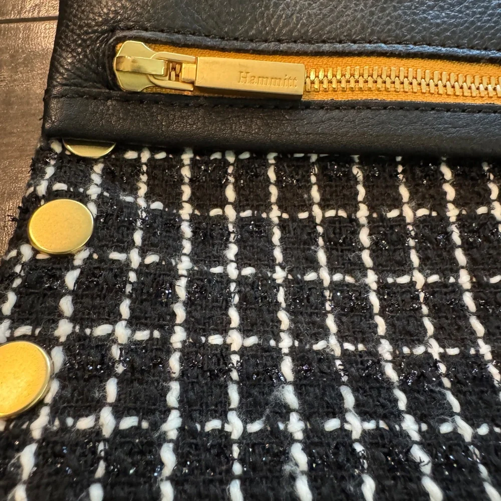 Hammitt VIP Leather and Midnight Trellis Tweed - Picture 2 of 9